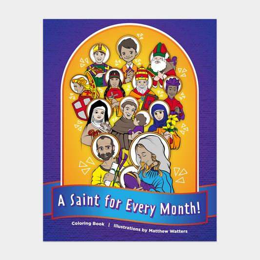A Saint for Every Month! Coloring Books