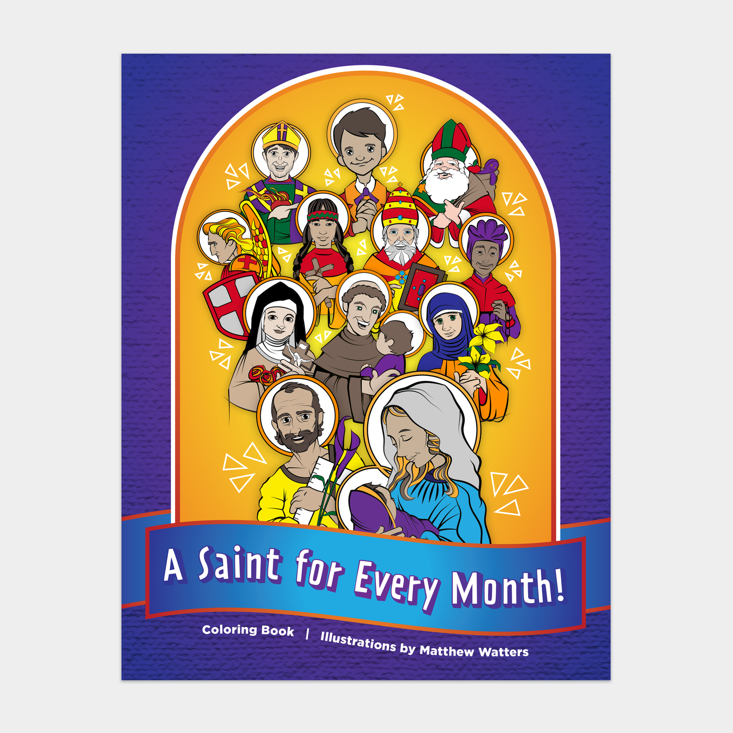 A Saint for Every Month! Coloring Books
