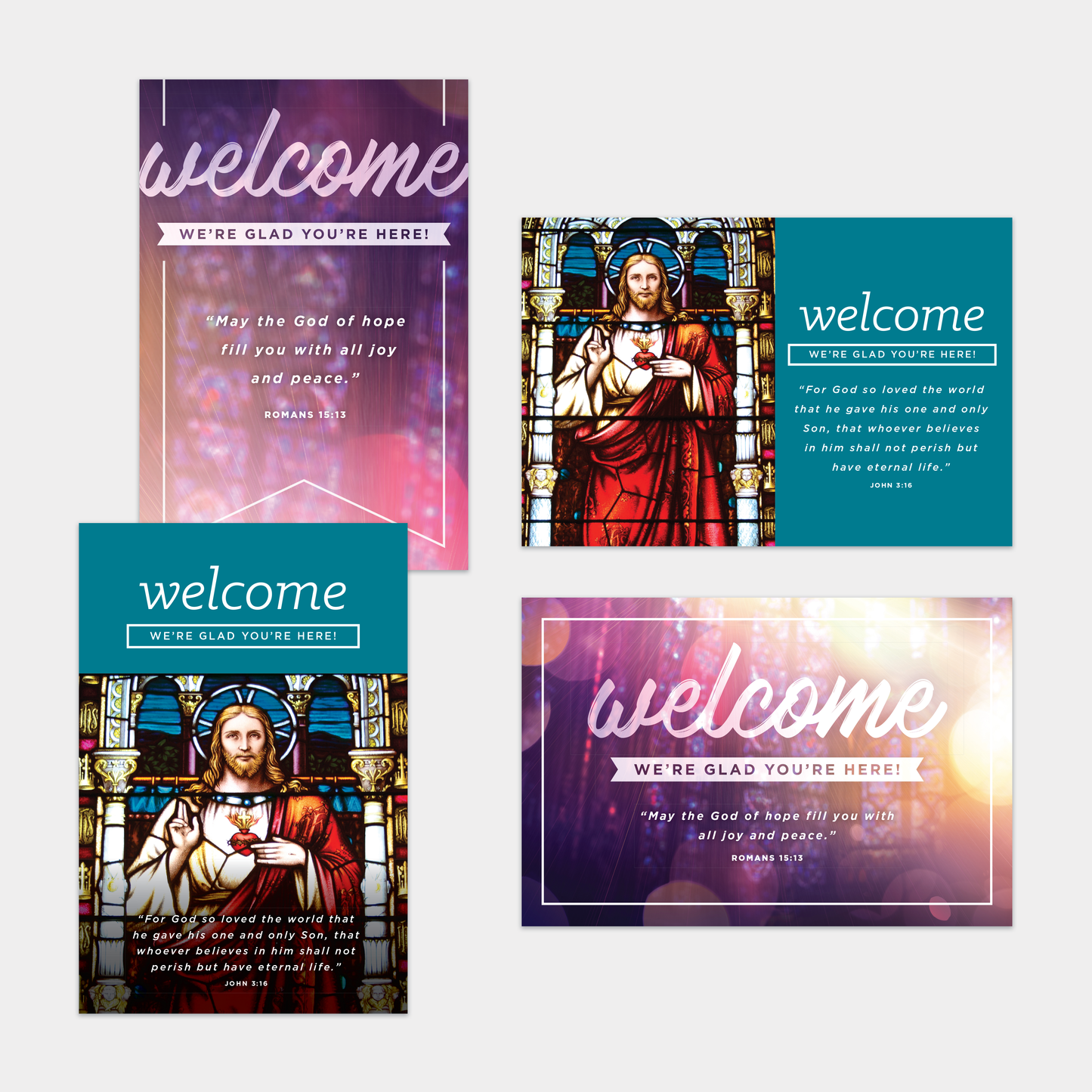 "Welcome to Our Parish" New Visitor Pew Cards - English