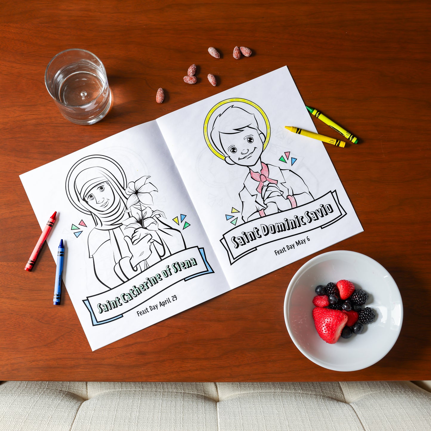 A Saint for Every Month! Coloring Books